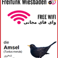 SIM-Routerschild Amsel