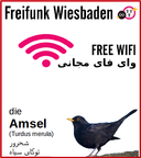 SIM-Routerschild Amsel